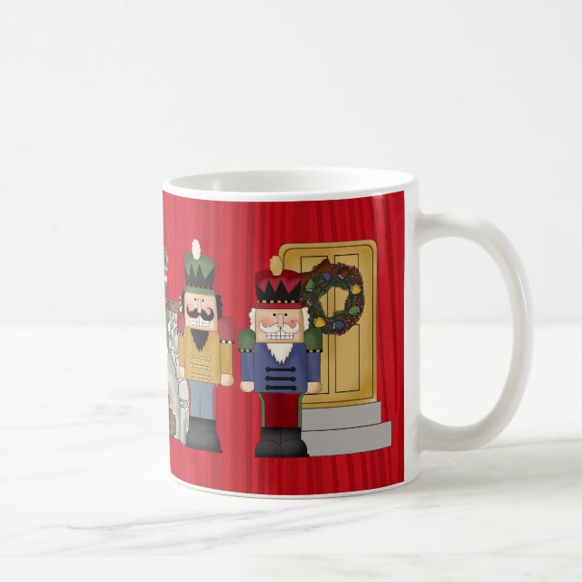 Caneca De Café Maçã de Natal festiva (Direita)