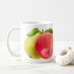 Caneca De Café Maçã e pera