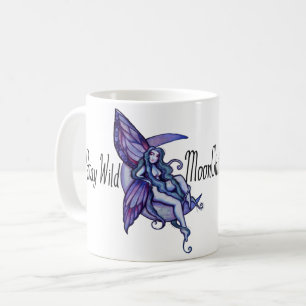 Caneca De Café Maçã Selvagem Roxo da Moon da Criança