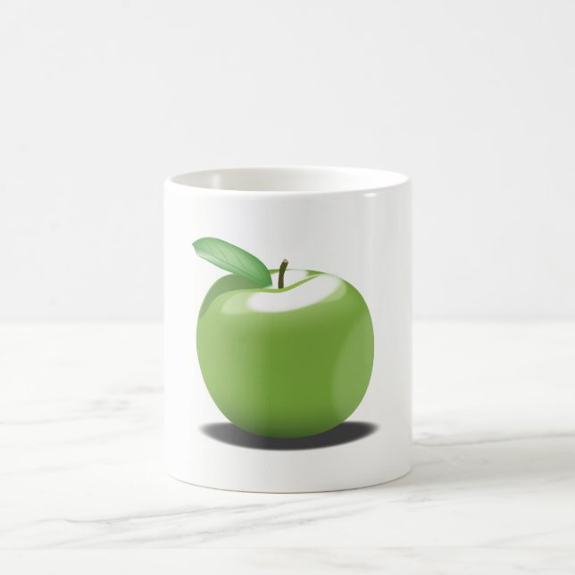 Caneca De Café Maçã Verde (Centro)
