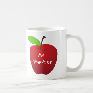 Caneca De Café Maçã vermelha para nome personalizado de apreciaçã