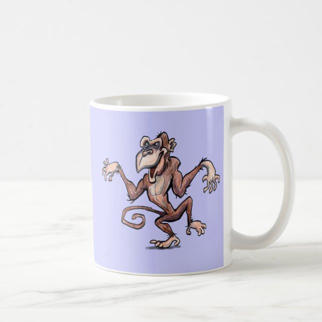 Caneca De Café Macaco (Direita)
