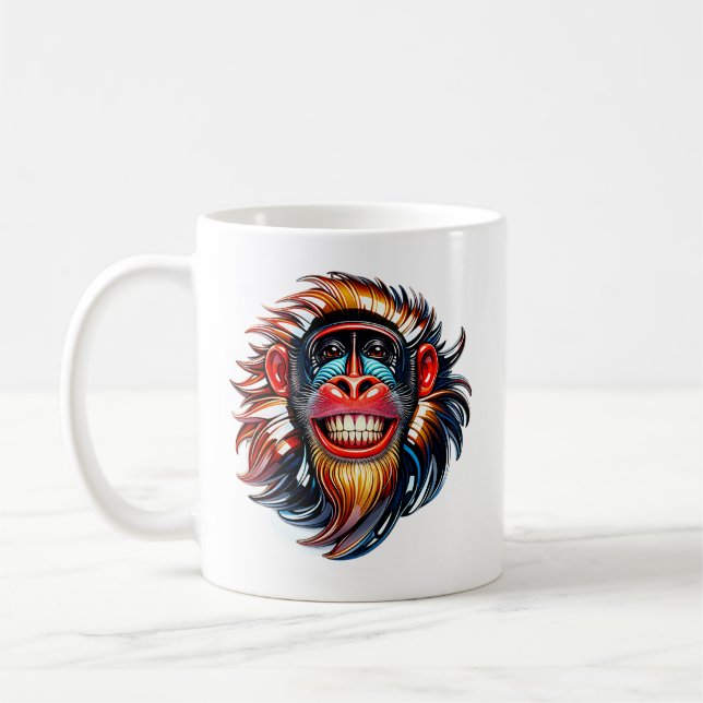 Caneca De Café Macaco (Esquerda)