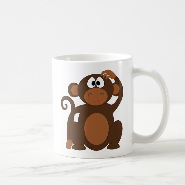 Caneca De Café Macaco (Direita)