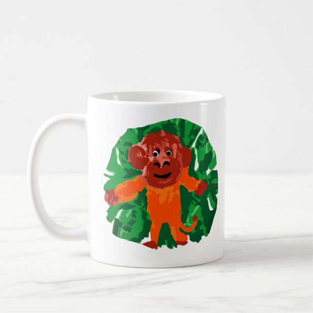 Caneca De Café Macaco (Esquerda)