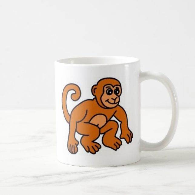 Caneca De Café Macaco (Direita)