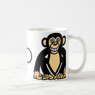 Caneca De Café macaco 2 do cad