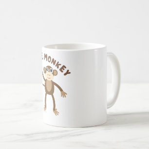 Caneca De Café macaco bonito