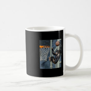 Caneca De Café Macaco Chimpanzé Esqueleto Gráfico Divertido 