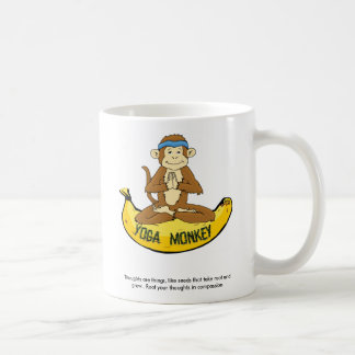 Caneca De Café Macaco da ioga