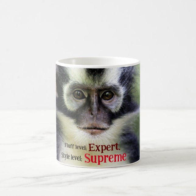 Caneca De Café macaco de folha de Thomas Fofo (Centro)