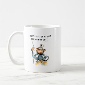 Caneca De Café Macaco de humor de café com café