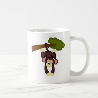 Caneca De Café Macaco de suspensão bonito