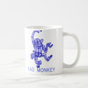 CANECA DE CAFÉ MACACO DO CAD