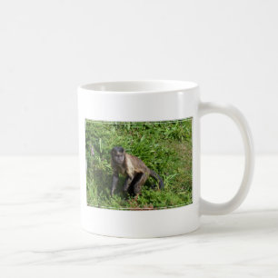 Caneca De Café Macaco do Capuchin que agride para a câmera