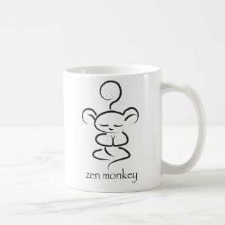 Caneca De Café Macaco do zen