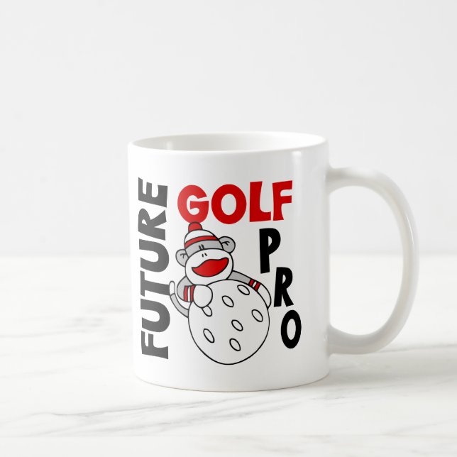 Caneca De Café Macaco futuro da peúga do golfe pro (Direita)