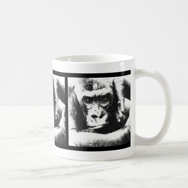 Caneca De Café Macaco gaiado - LaRue (Direita)