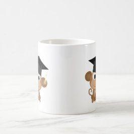 Caneca De Café Macaco Graduado