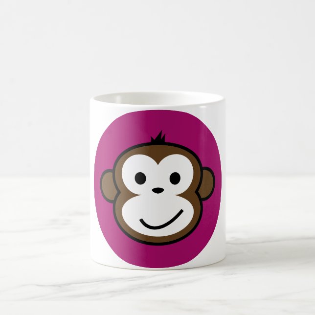Caneca De Café Macaco insolente (Centro)