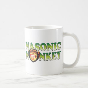 Caneca De Café Macaco maçónico