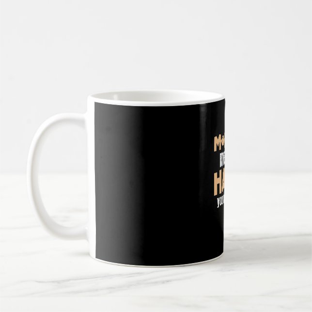 Caneca De Café Macaco me deixa feliz (Esquerda)