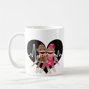 Caneca De Café Macaco Sock