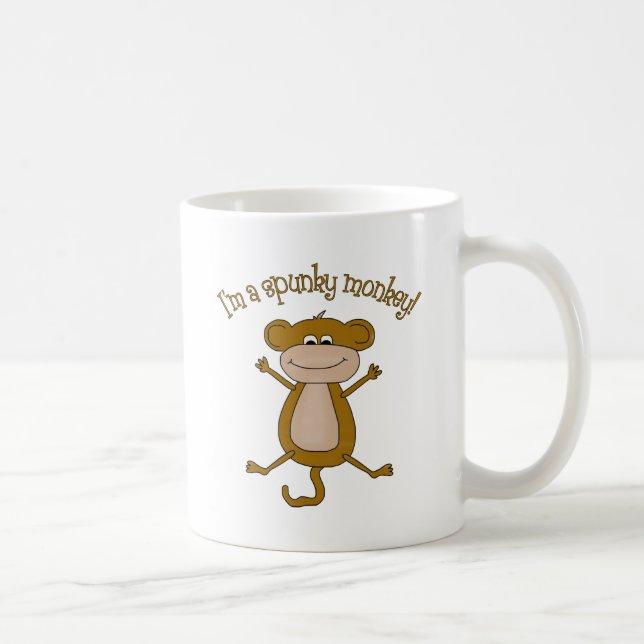 Caneca De Café Macaco Spunky (Direita)