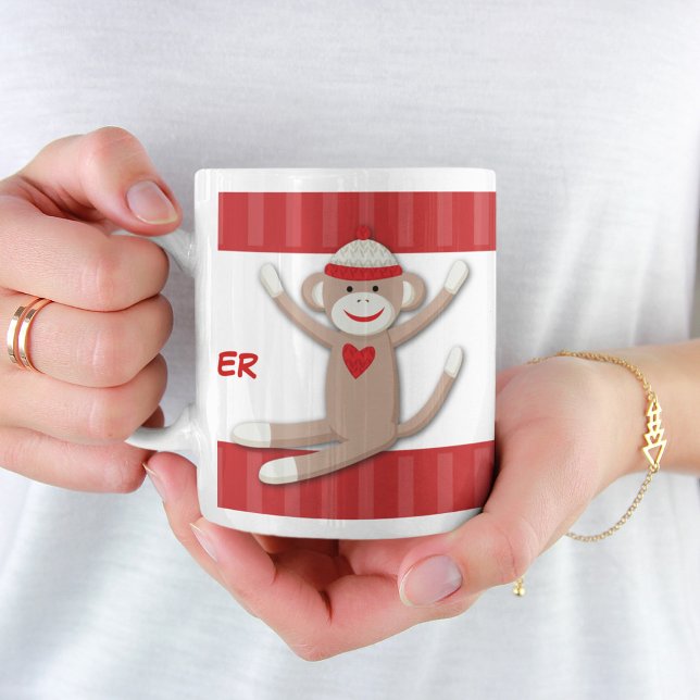 Caneca De Café Macacos-meias Personalizados Com Mug De Café (Criador carregado)