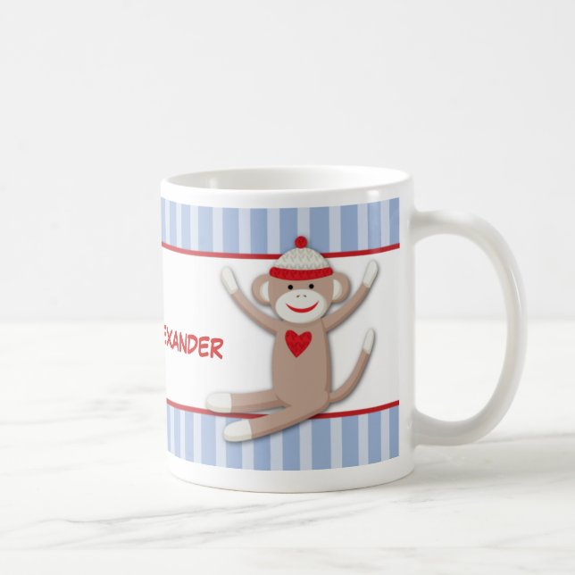 Caneca De Café Macacos-meias Personalizados Com Mug De Café (Direita)