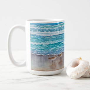 Caneca De Café Maçaricos da Baía de Monterey