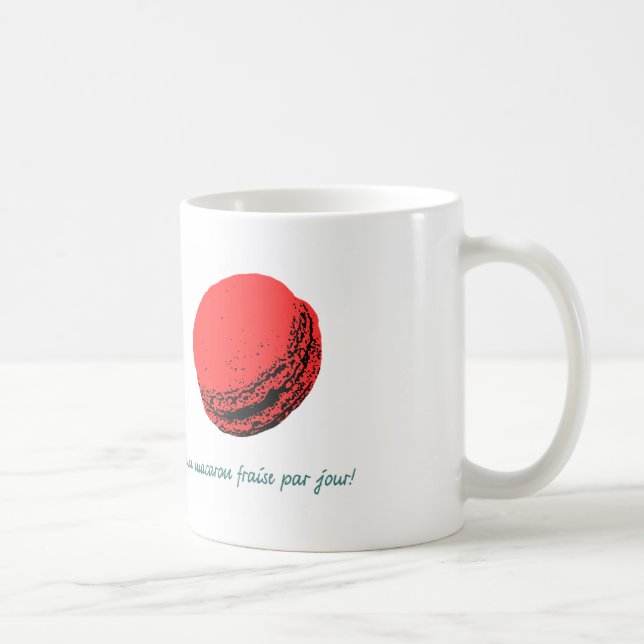 Caneca De Café macarrão de morango (Direita)