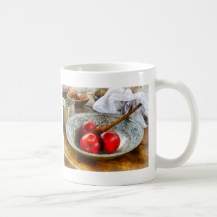 Caneca De Café Maçãs em prata