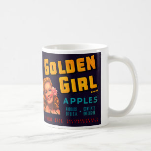Caneca De Café Maçãs ouros