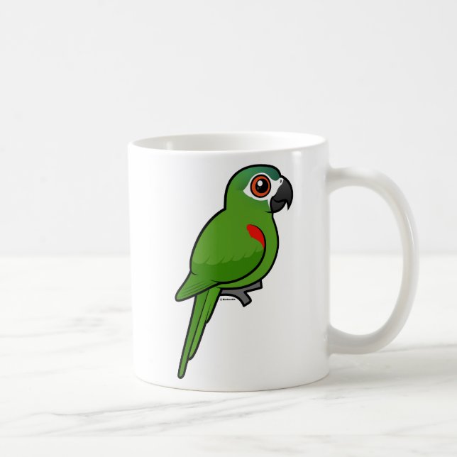 Caneca De Café Macaw Vermelho-empurrado (Direita)