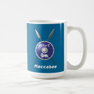 Caneca De Café Maccabee Shield e Spears Coffee Mug