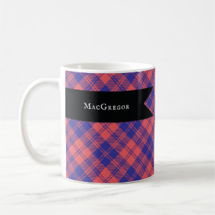 Caneca De Café MacGregor da Xadrez de Tartan Escocesa de Glengyle