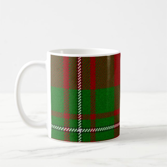 Caneca De Café MacGregor Red e Green Tartan Mug (Esquerda)