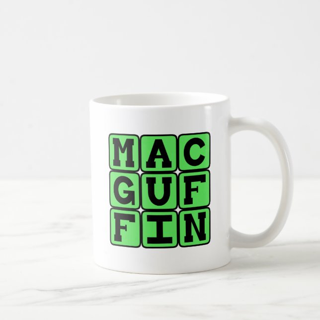 Caneca De Café MacGuffin, Farsa Literária (Direita)