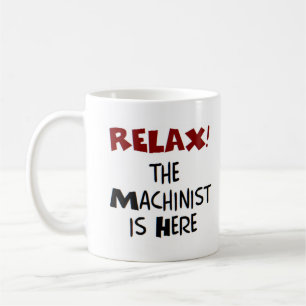 Caneca De Café machinista está aqui