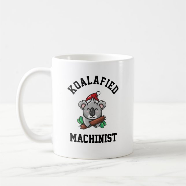 Caneca De Café Machinista Koalafied (Esquerda)