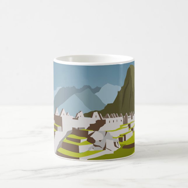 Caneca De Café Machu Picchu Mug - Cidade Inca Antiga nas Nuvens (Centro)