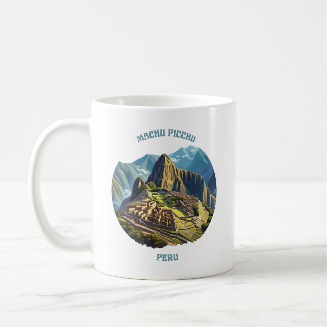 Caneca De Café Machu Picchu, Peru (Esquerda)