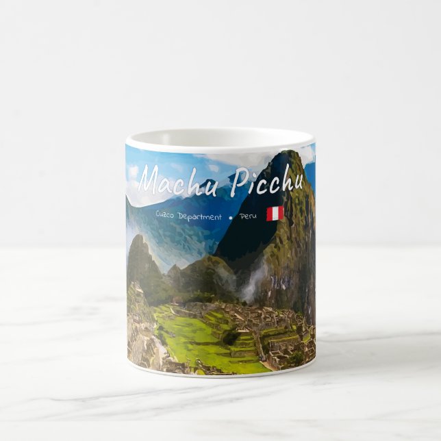 Caneca De Café Machu Picchu, Peru - Ruínas da Cidadela Inca (Centro)