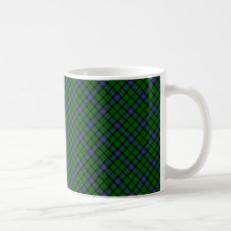 Caneca De Café MacIntyre Clan Tartan Scottish Designed Impressão
