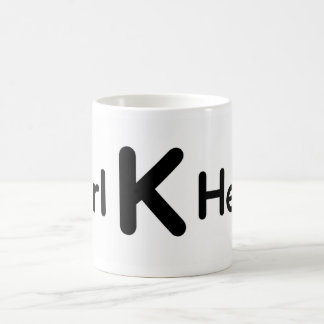 Caneca De Café Mädchen auf der Gänseblümchen-Wiese – Minimalistis