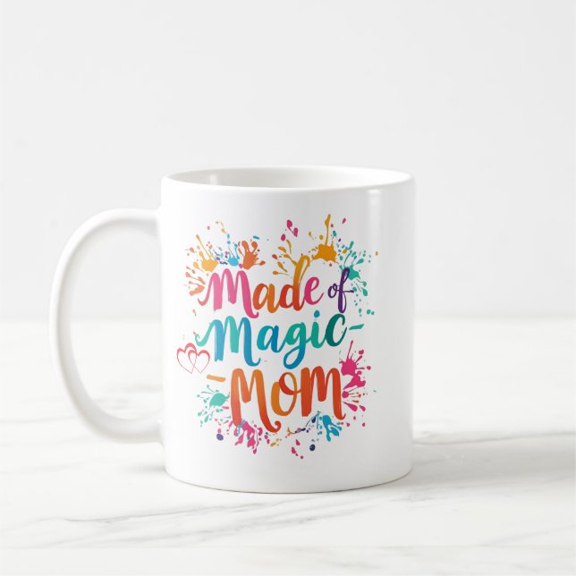 Caneca De Café Made Magic Mãe Mug (Esquerda)