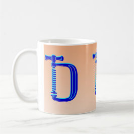 Caneca De Café Madeira Cobra Azul