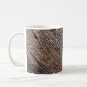 Caneca De Café Madeira envelhecida: fundo de textura russa.