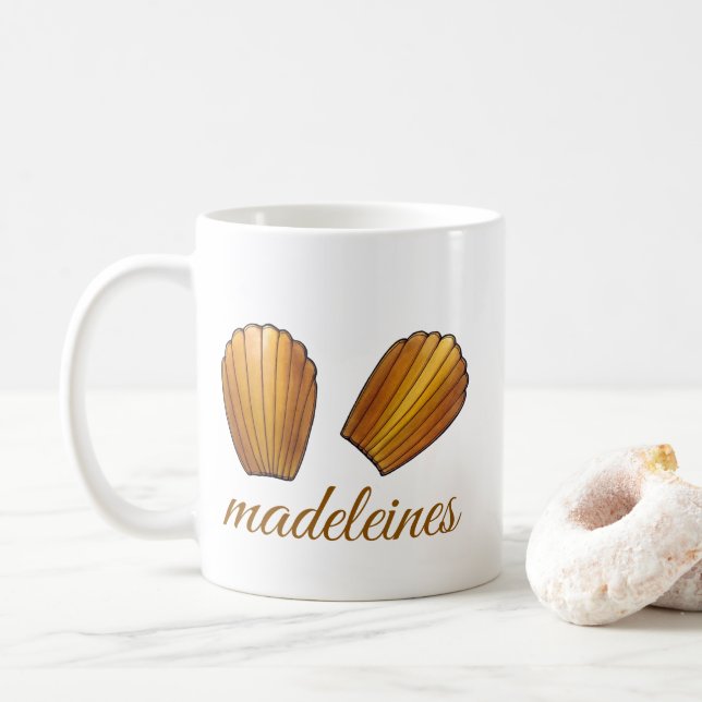 Caneca De Café Madeleine French Paery Chef Pâtisserie Cakes (Com Donut)